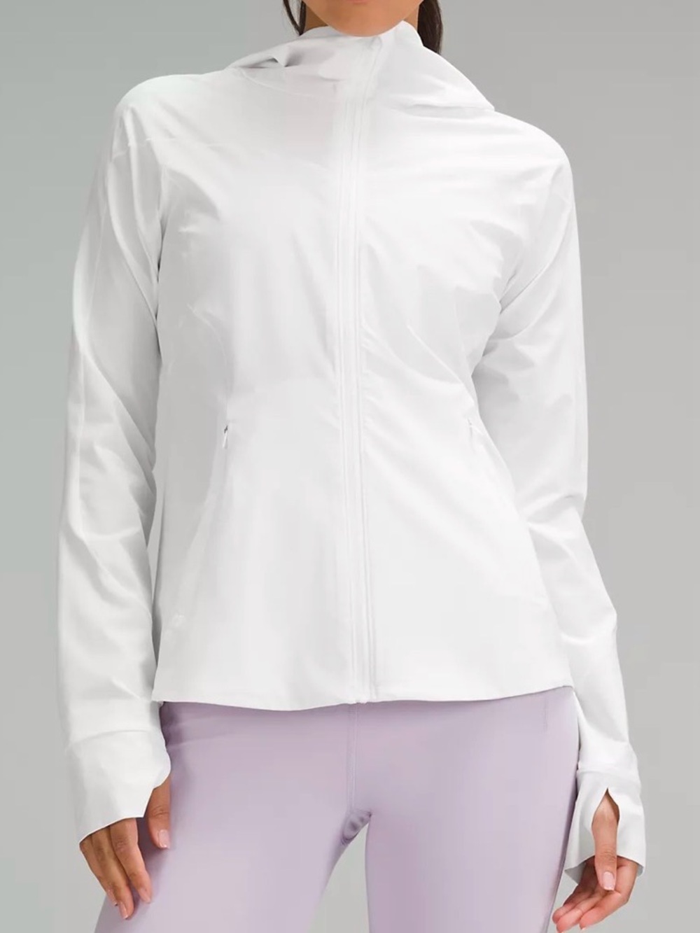 Lululemon Women’s Mist Over Windbreaker | color: white | size: 4